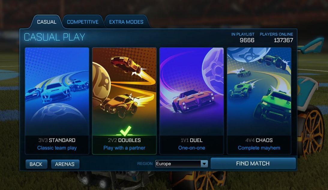 I know there is a separate tournament mmr but if I'm d1 in 3's, d2 in 2's  and unranked in 1's, should I be able to play in champ tournaments? : r/ RocketLeague