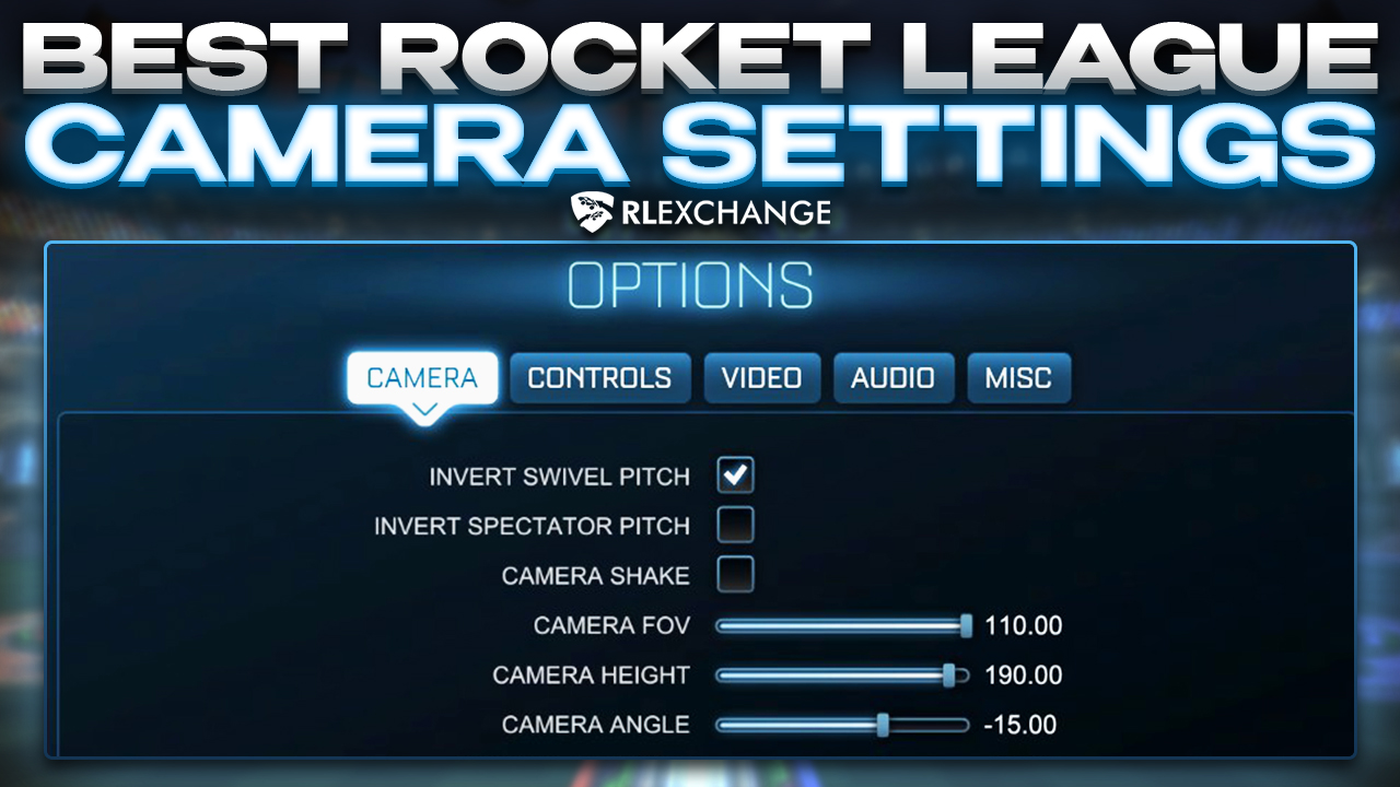 ABSOLUTE Best Camera Settings in Rocket League 🔥